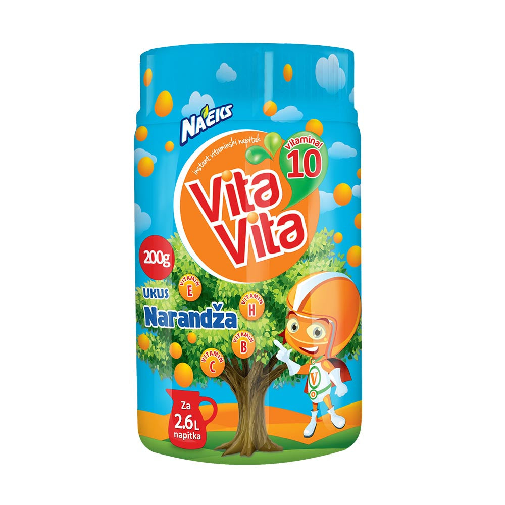 Vita Vita 200g orange jar Vita Vita 200g orange jar